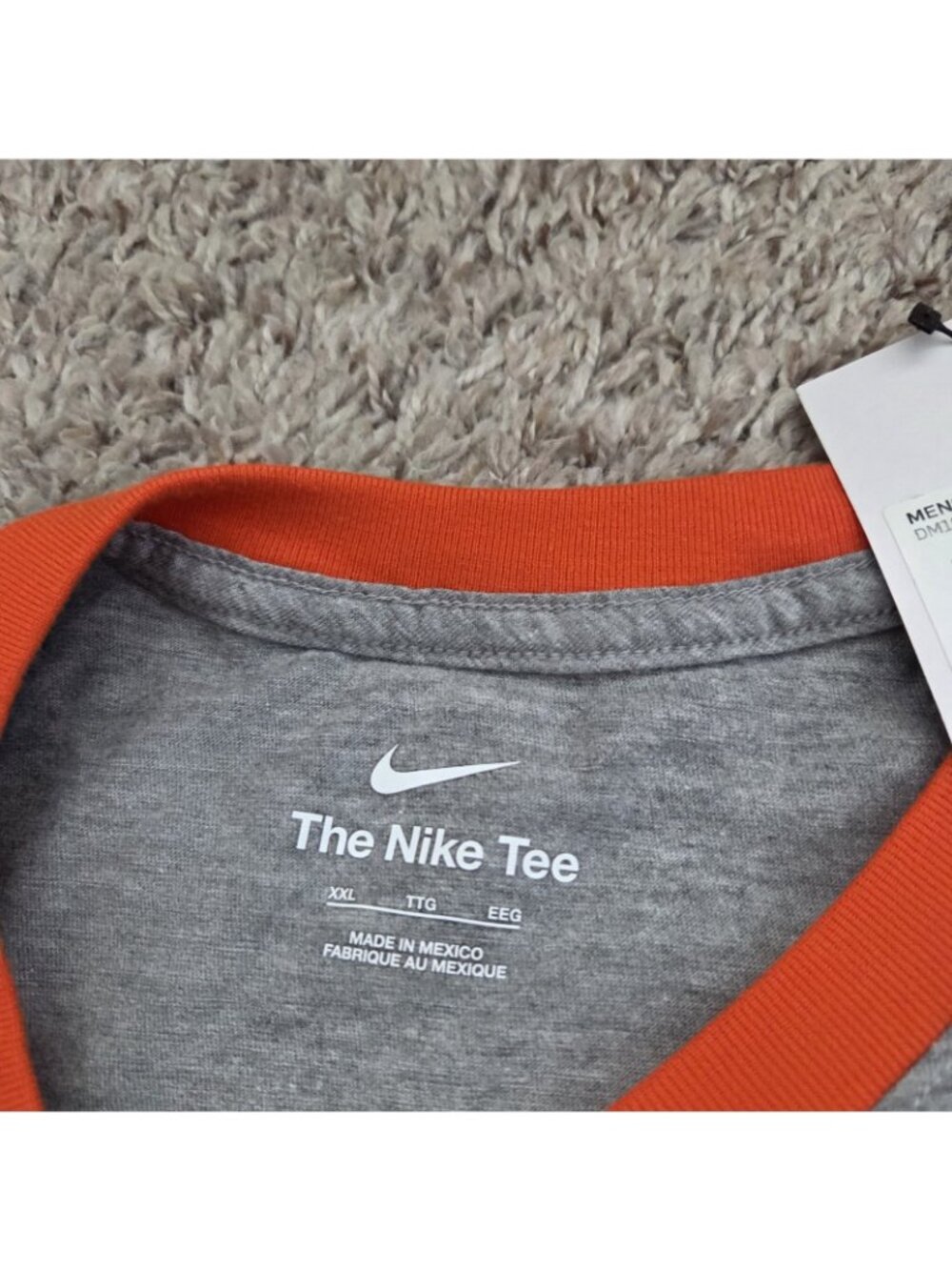 Clemson Tigers T-Shirt Men’s 2XL Gray Nike Cotton Short Sleeve Graphic Tags - Picture 3 of 7